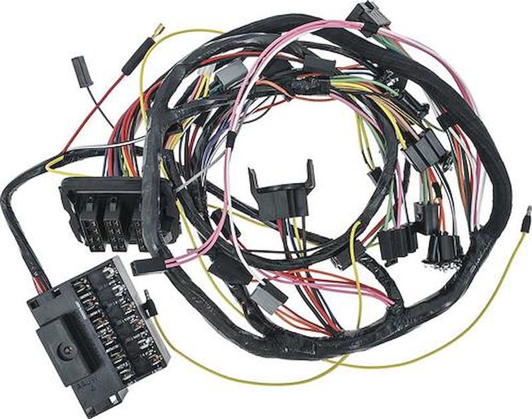 MB2445 1969 Dodge, Plymouth B-Body; Under Dash Wire Harness; with Oil Gauge Provision