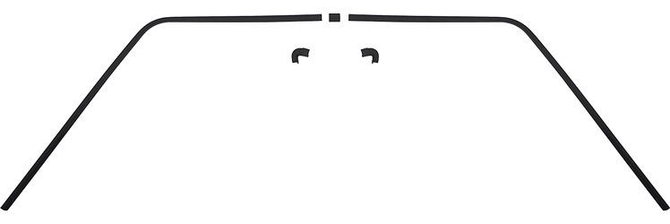1968-70 Coronet 5 Piece Interior Rear Window Molding Set