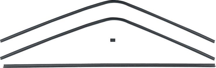 Interior Rear Window Trim Set for 1968-1970 Dodge Charger [4-Piece Set]