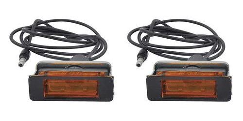 MB309 Hood Mounted Turn Signal Indicator Assemblies 1968-69 Charger; Pair