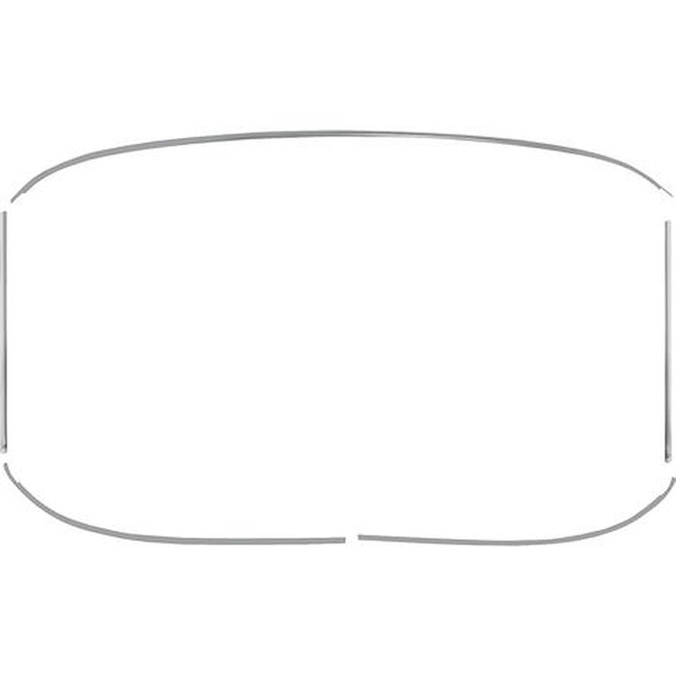 MB372 1968-70 Dodge, Plymouth B Body; Front Windshield Molding Set