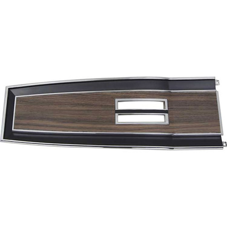Console Top Plate Fits Select 1969-1970 Mopar B-Body Models w/ Auto Trans. [Woodgrain]