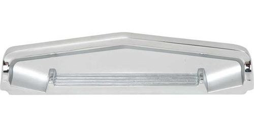 MB543 Console Rear Trim Plate 1966-68 Charger, Coronet, GTX, Road Runner; Chrome