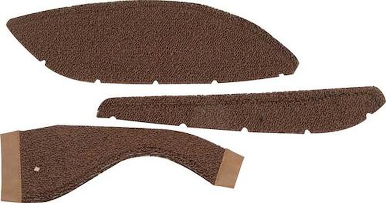 MB552510 1966-70 Mopar B-Body w/ Automatic Transmission Dark Brown; Loop Console Carpet Set