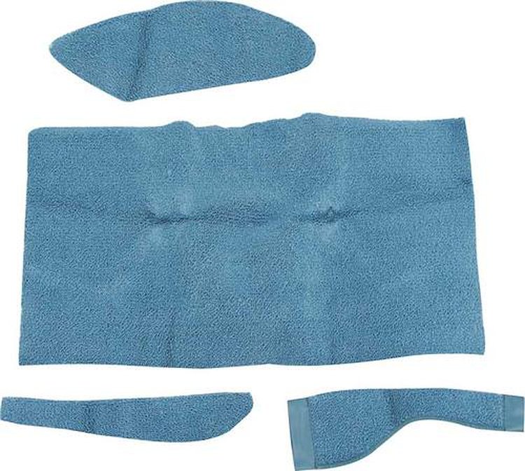MB553509 1966-70 Mopar B-Body w/ Manual Transmission Medium Blue; Loop Console Carpet Set