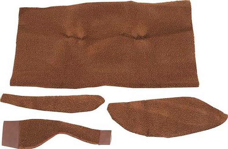 MB553512 1966-70 Mopar B-Body w/ Manual Transmission Dark Saddle; Loop Console Carpet Set