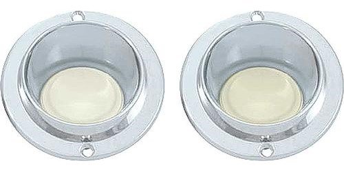 MB896 Console Lamp Lens And Bezel 1964-70 Polara, Fury, Charger, Coronet, GTX, Road Runner; Pair