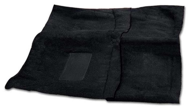 MB935501 Complete Molded Carpet Set 1966 Dodge Charger; Loop; Manual Trans; 21-Piece Set; Black