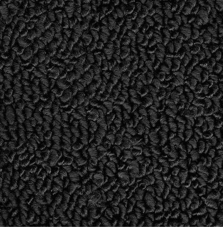MB936501 Molded Carpet 1966 Dodge Charger; Loop; 4-Speed; With Console Strips; Black