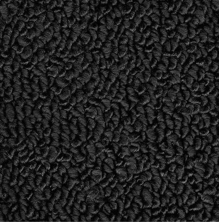 MB937501 Passenger Area Black Loop Carpet Set 1966 Dodge Charger With 4-Speed