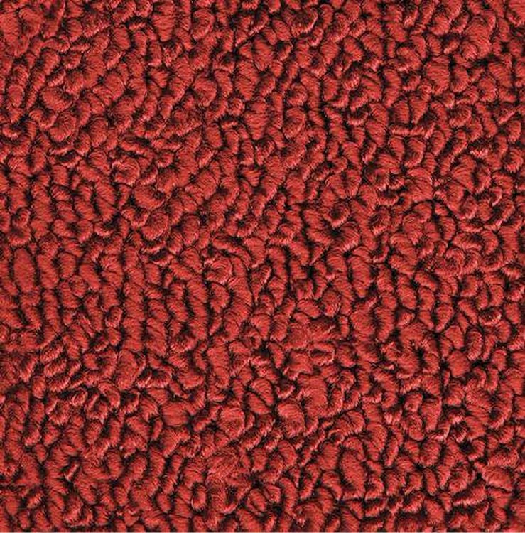 MB937502 Passenger Area Red Loop Carpet Set 1966 Dodge Charger With 4-Speed