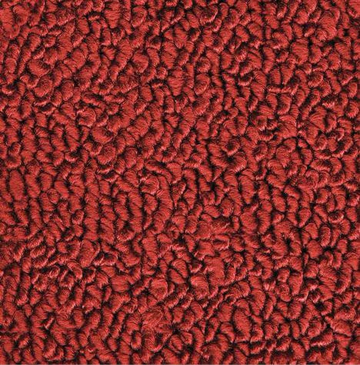 MB940502 Passenger Area Red Loop Carpet Set 1966 Dodge Charger With Auto Trans