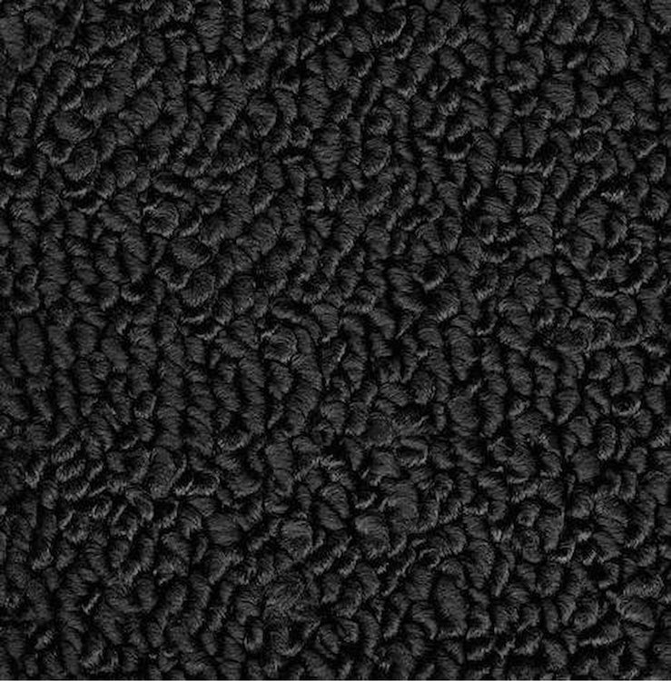 MB942501 Passenger Area Black Loop Carpet Set 1967 Dodge Charger With 4-Speed