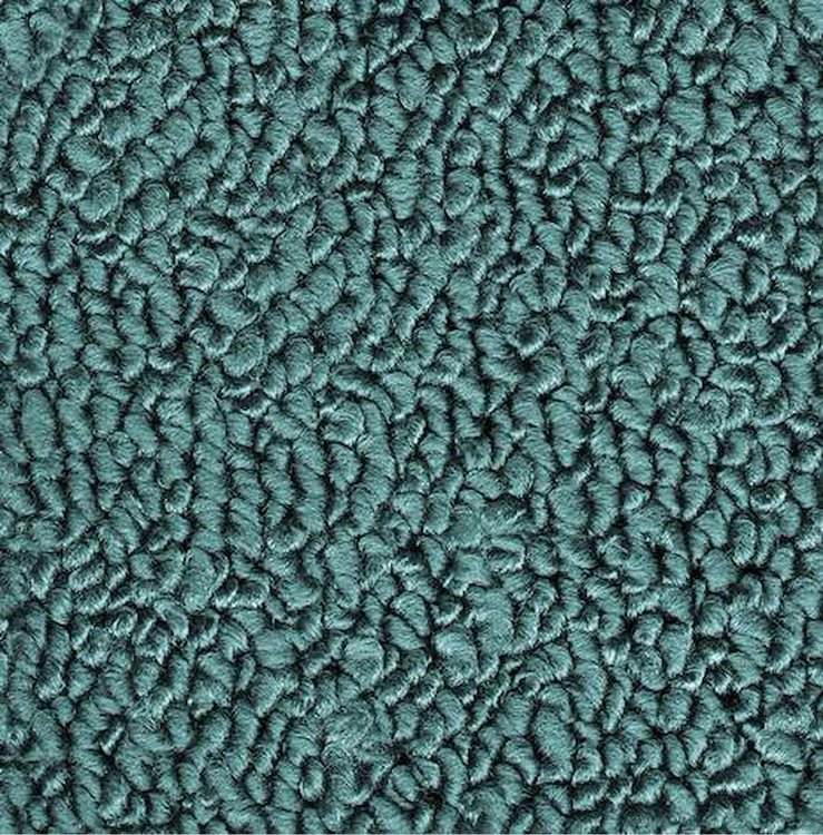 MB943505 Passenger Area Aqua Loop Carpet Set With Console Strips 1967 Dodge Charger With 4-Speed