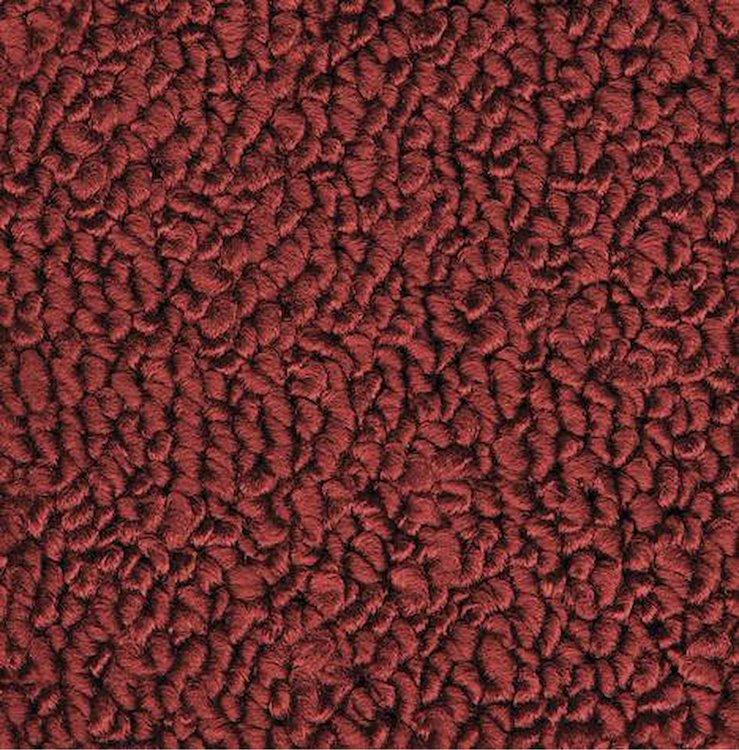 MB943513 Passenger Area Maroon Loop Carpet Set With Console Strips 1967 Dodge Charger With 4-Speed