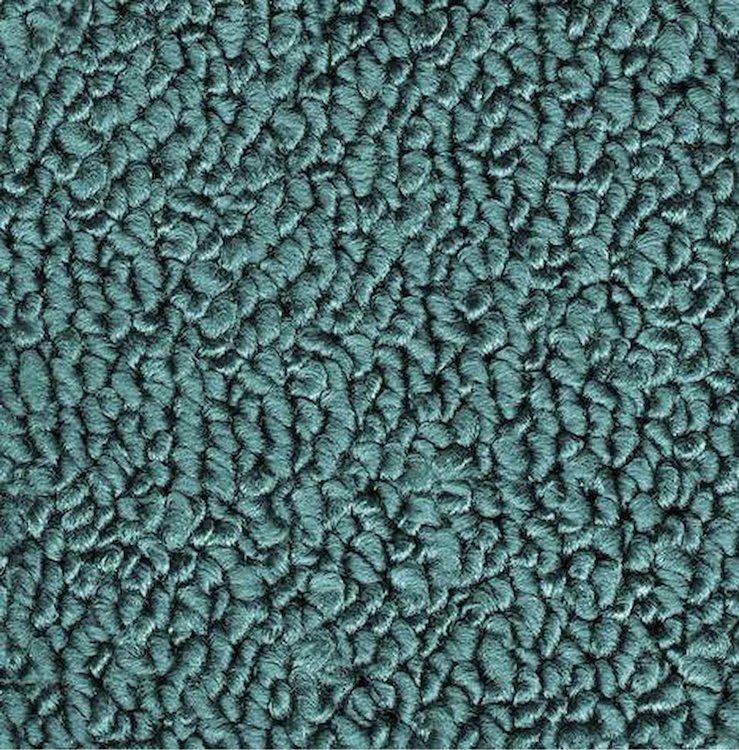 MB945505 Passenger Area Aqua Loop Carpet Set With Console Strips 1967 Dodge Charger With Auto Trans