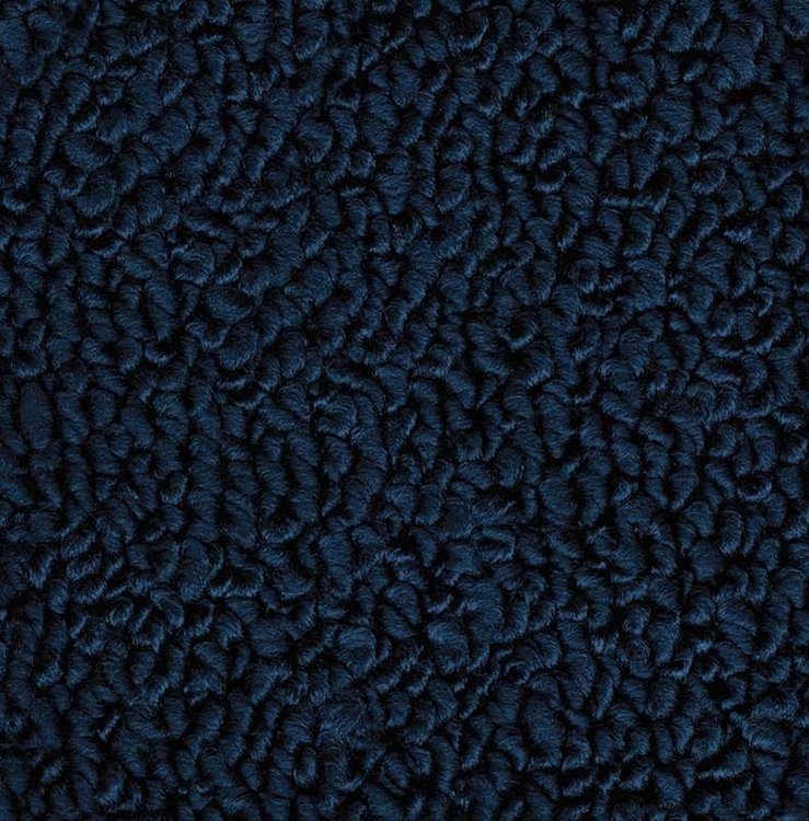 MB945507 Passenger Area Dark Blue Loop Carpet Set With Console Strips 1967 Dodge Charger With Auto Trans