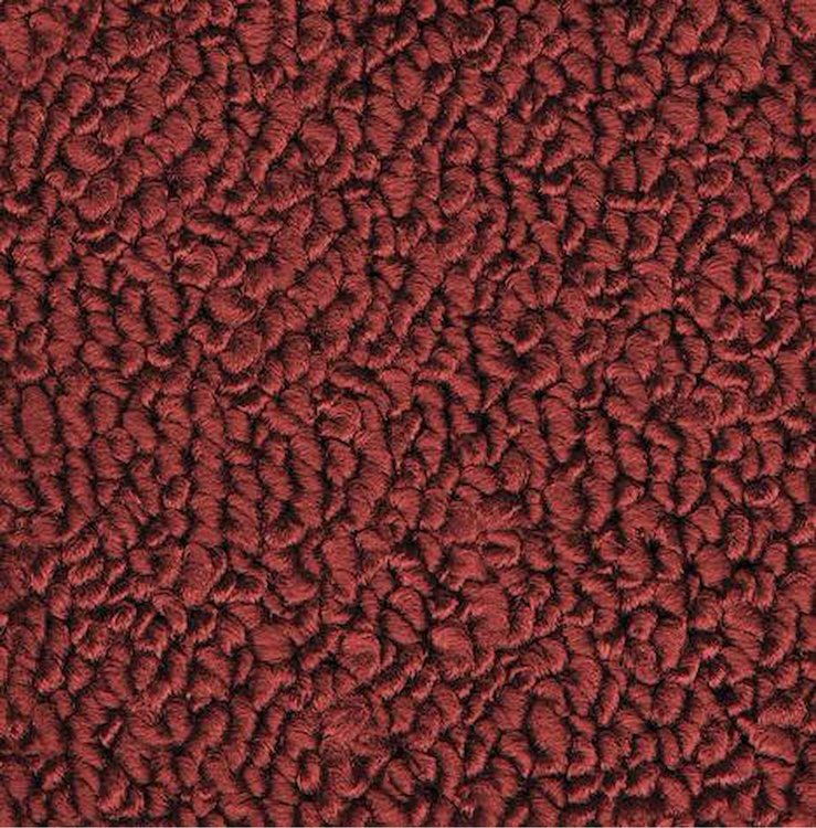 MB945513 Passenger Area Maroon Loop Carpet Set With Console Strips 1967 Dodge Charger With Auto Trans