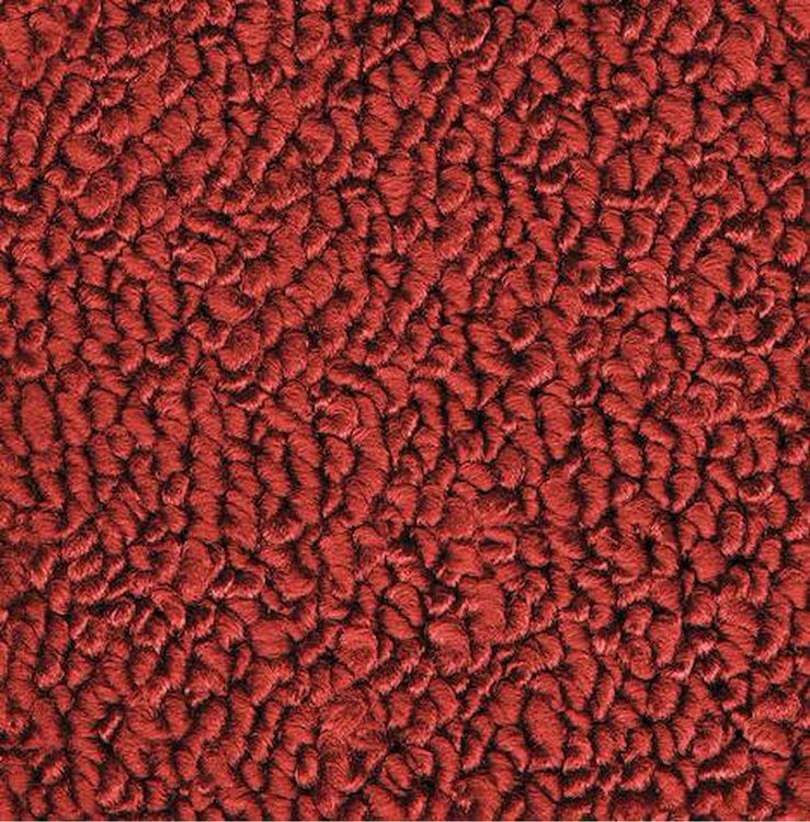 MB946502 Passenger Area Red Loop Carpet Set 1967 Dodge Charger With Auto Trans