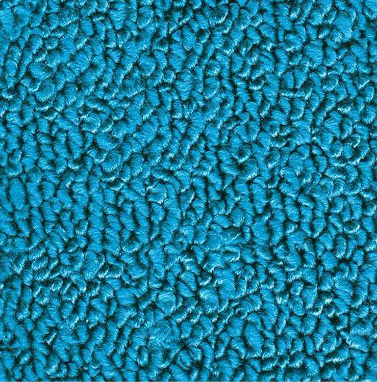 MB956509 Loop Carpet 1971 Plymouth GTX 2-Door With Auto Trans Medium Blue