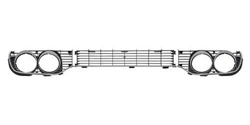 B-Body; Grill Set 1971-72 Plymouth ; 2 Door Hardtop; Silver/Black; 5-Piece Set