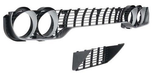 MB9919 1971-72 GTX, Road Runner, Satellite; Sebring Plus; Grill Set With Lower Grill; 2 Door Hardtop; 6-Pcs
