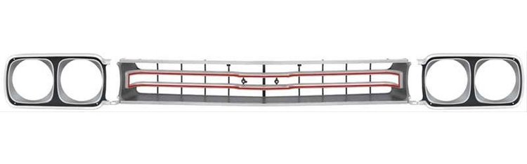 MB9928 Grill Assembly Kit 1969 Plymouth Sport Satellite/GTX; Grill Assembly Set