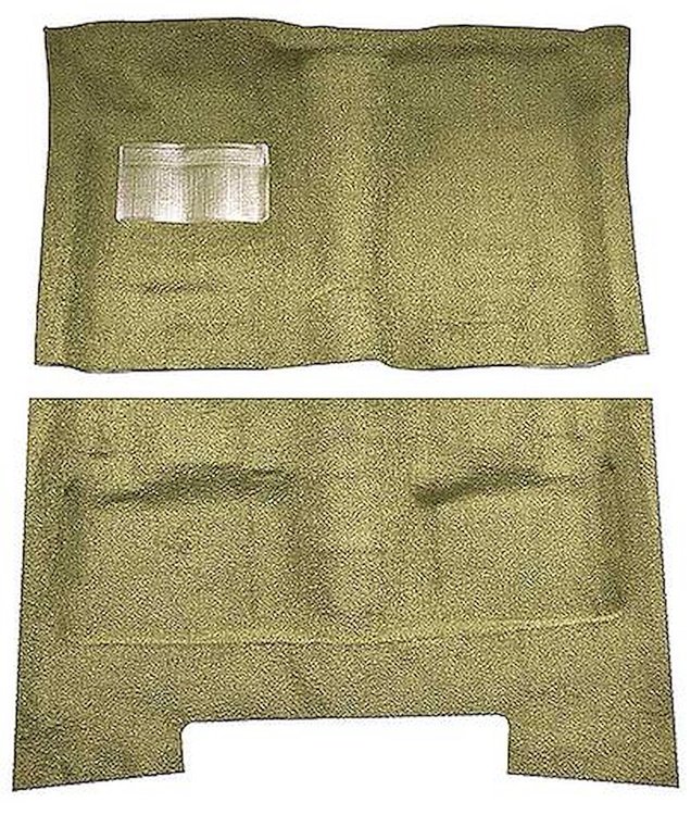MC1918504 1962-73 Chrysler Fullsize/C-Body 2/4-Door/Wagon,; Loop Carpet; Kit, Ivy Gold