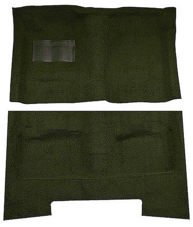MC1918530 1962-73 Chrysler Fullsize/C-Body 2/4-Door/Wagon,; Loop Carpet; Kit, Dark Olive Green