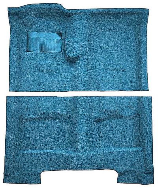 MC2209818 1974-78 C-Body 2-Door, 4-Speed;,; Cutpile Carpet; Kit, Ocean Blue