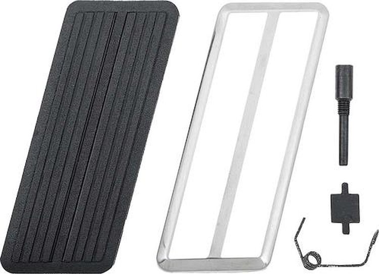 Accelerator Pedal Kit 1971-1972 Mopar A/B/C/E-Body Includes Plastic Pedal, Stainless Steel Bezel & Hardware