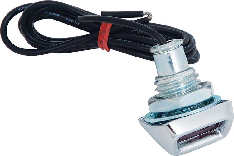 MD47302 1968-76 Mopar A/B/E-Body; Seat Belt Warning Light and Cable; Dash Mounted