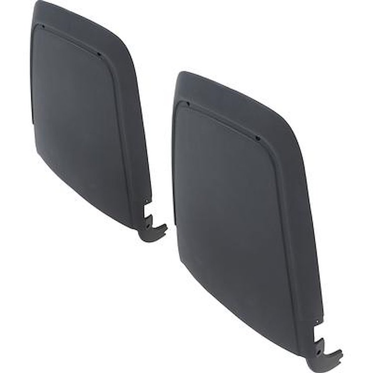 MD473100 Bucket Seat Back Panels for 1970-1971 Dodge, Plymouth A, B, E-Body [Early Style, Black]