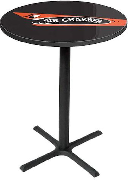 MD671114 Pub Table With Black Base Mopar Air Grabber Logo
