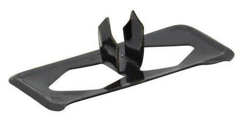 MD8050 1966-71 Dodge, Plymouth; Hood Insulation Clip; Black Metal 1-3/4 in. x 1/2 in.