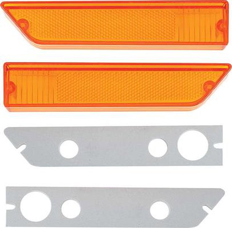 ME1513 Front Side Marker Lens and Gasket Set for 1970-71 Challenger