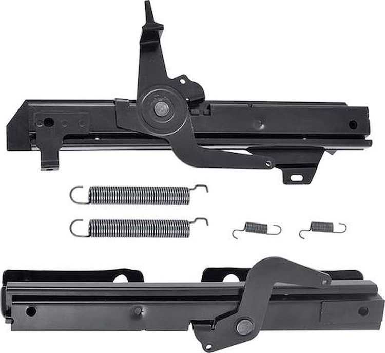 ME16283 Bucket Seat Adjusting Tracks for 1970-74 Dodge Challenger, Plymouth Barracuda, Cuda [Left/Driver Side]