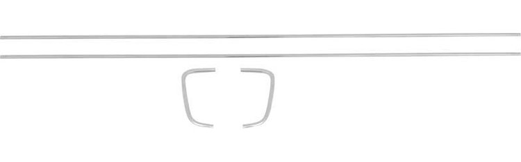 ME1651 1970-71 Barracuda Tail Molding Set (4 Pc)