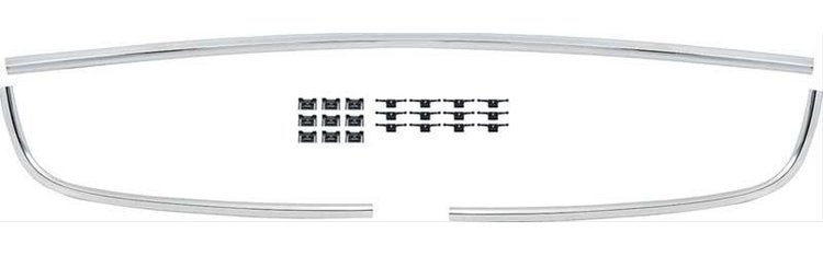 ME175928 Convertible Boot Well Moldings 1970-71 Plymouth Barracuda; With Hardware; 3-Piece Set