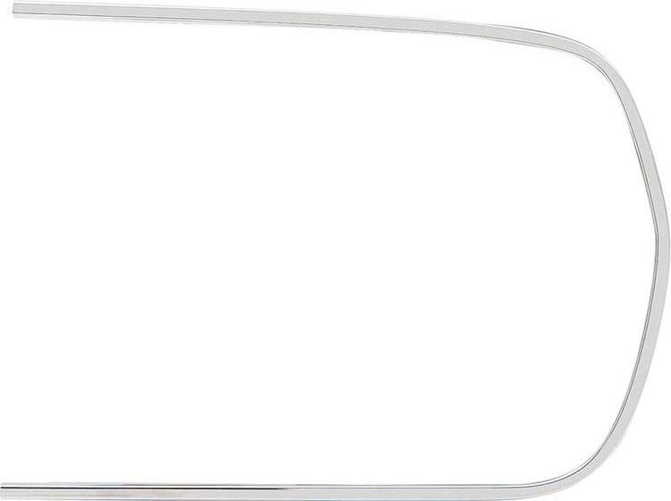 ME175949 1970 Barracuda, Cuda; Headlamp Bezel Molding; LH Drivers Side