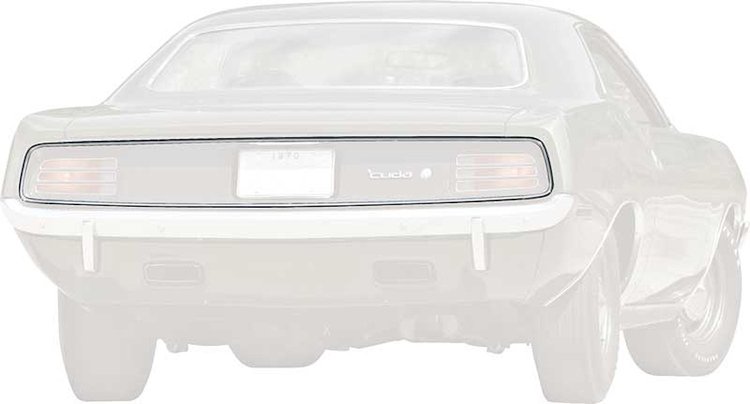 Tail Panel Molding Set for 1970-1971 Plymouth Barracuda/Cuda [4-PC]