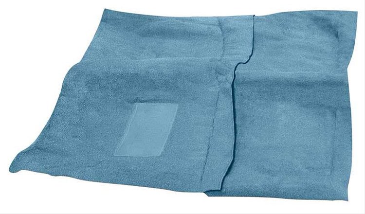 1971-72 CHALLENGER 4 SPEED CARPET-TEAL BLUE