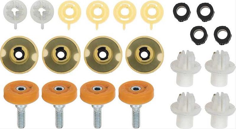 ME8141 Door Window Hardware Set for 1973-1974 Mopar E-Body Dodge Challenger, Plymouth Barracuda, Cuda