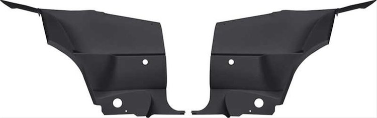 ME858100 Rear Side Panels 1970-1974 Dodge Challenger, Black