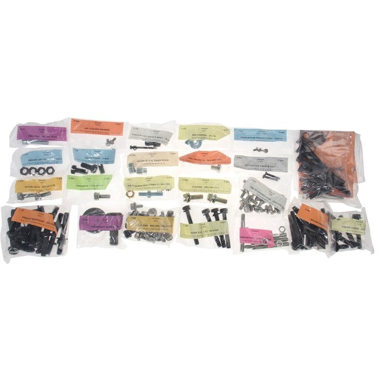 MHK150 1971-73 Mustang Boss 302 Master Engine Hardware Set - 123 pcs