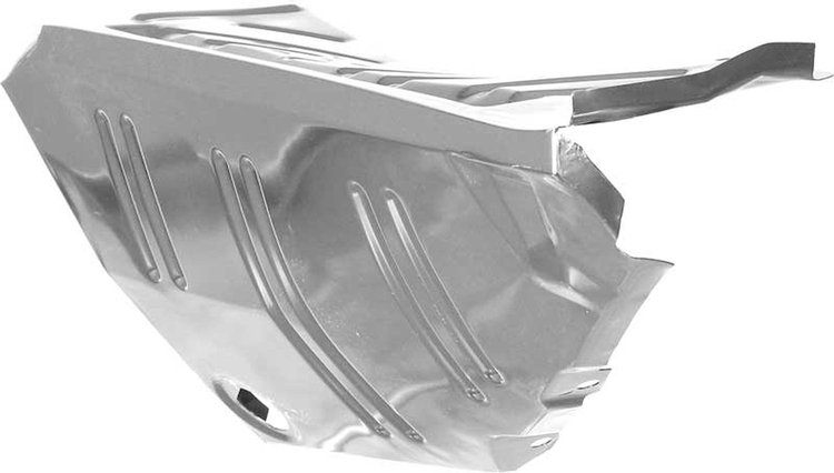 MM1438A 1970-74 Plymouth Barracuda, Trunk Floor Extension, LH, EDP Coated