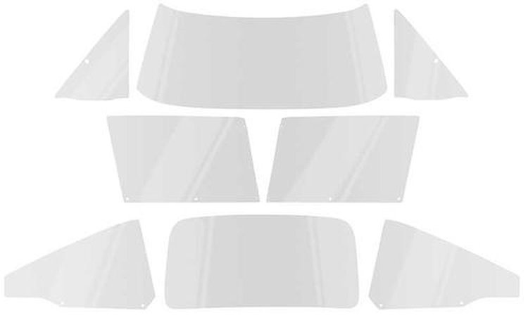 MM1736A 1968-70 Charger, Glass Set, Clear