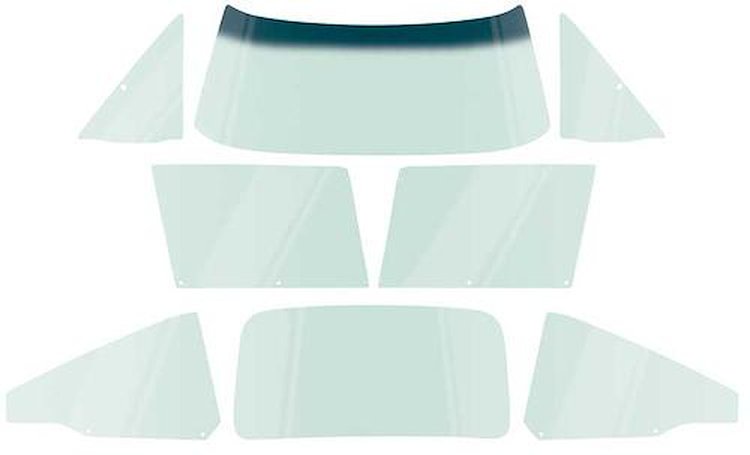 MM1737A 1968-70 Charger, Glass Set, Tinted