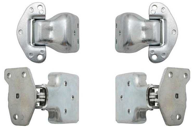 MM1895 Door Hinge Set 1971-74 Mopar B-Body; 4-Piece Set