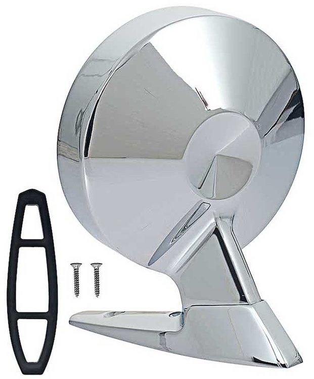 MM3-CM Outer Door Mirror 1964-66 Ford Mustang; Non-Remote; RH
